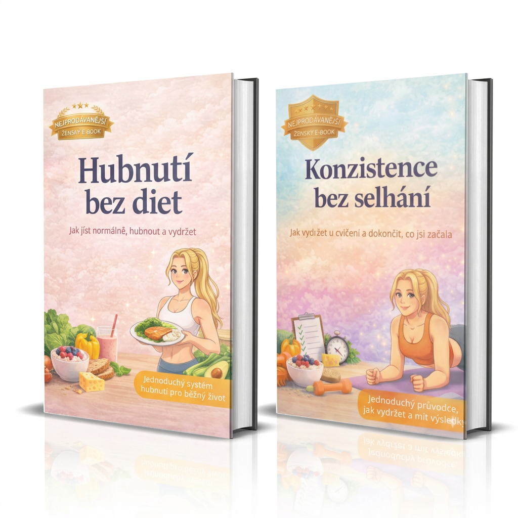 SADA DVOU E-KNIH - HUBNUTÍ BEZ DIET + KONZISTENCE BEZ SELHÁNÍ